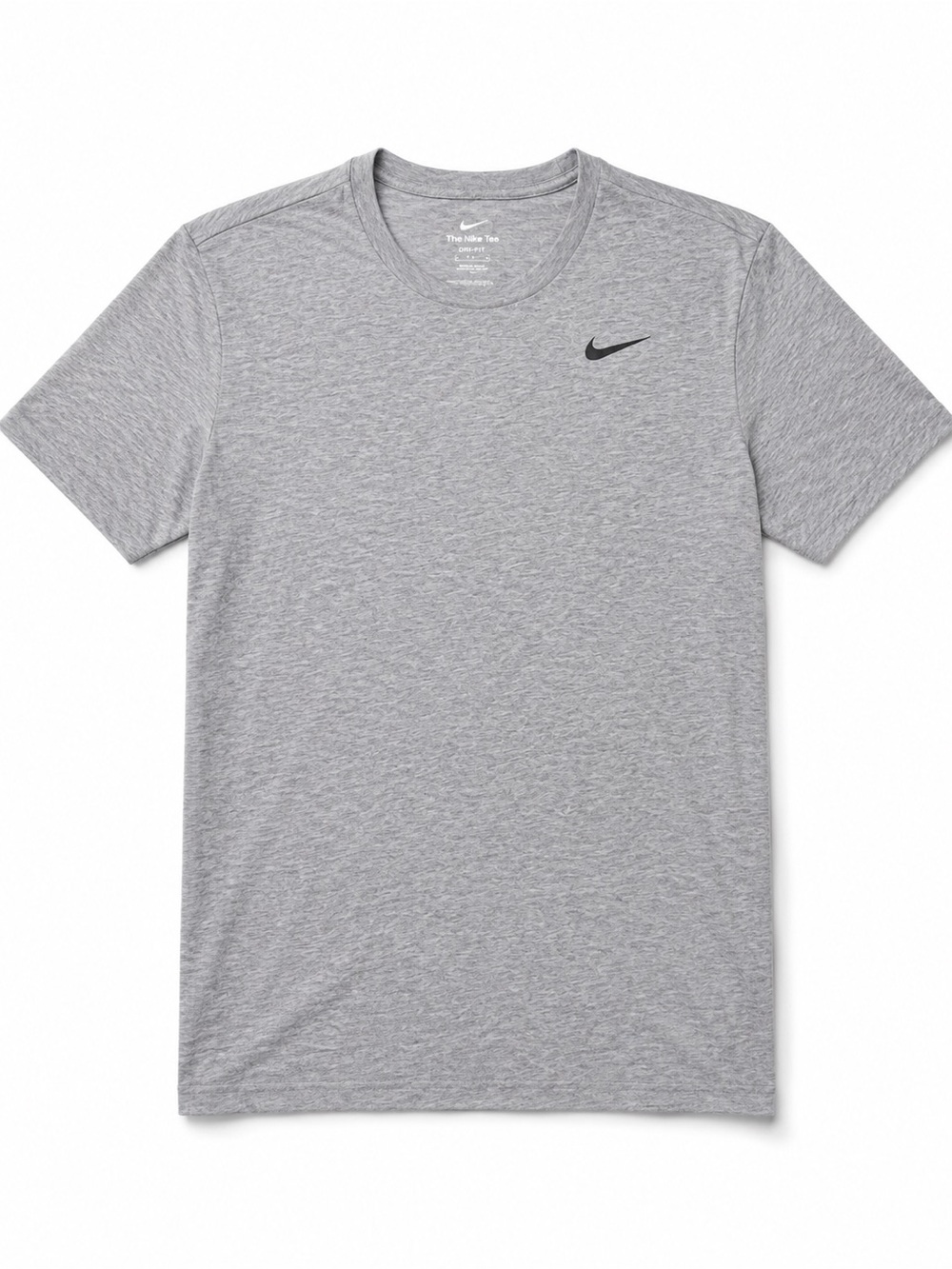 Nike Dri-FIT T-Shirt Men’s Gray Athletic Training Gym Activewear Tee (M)